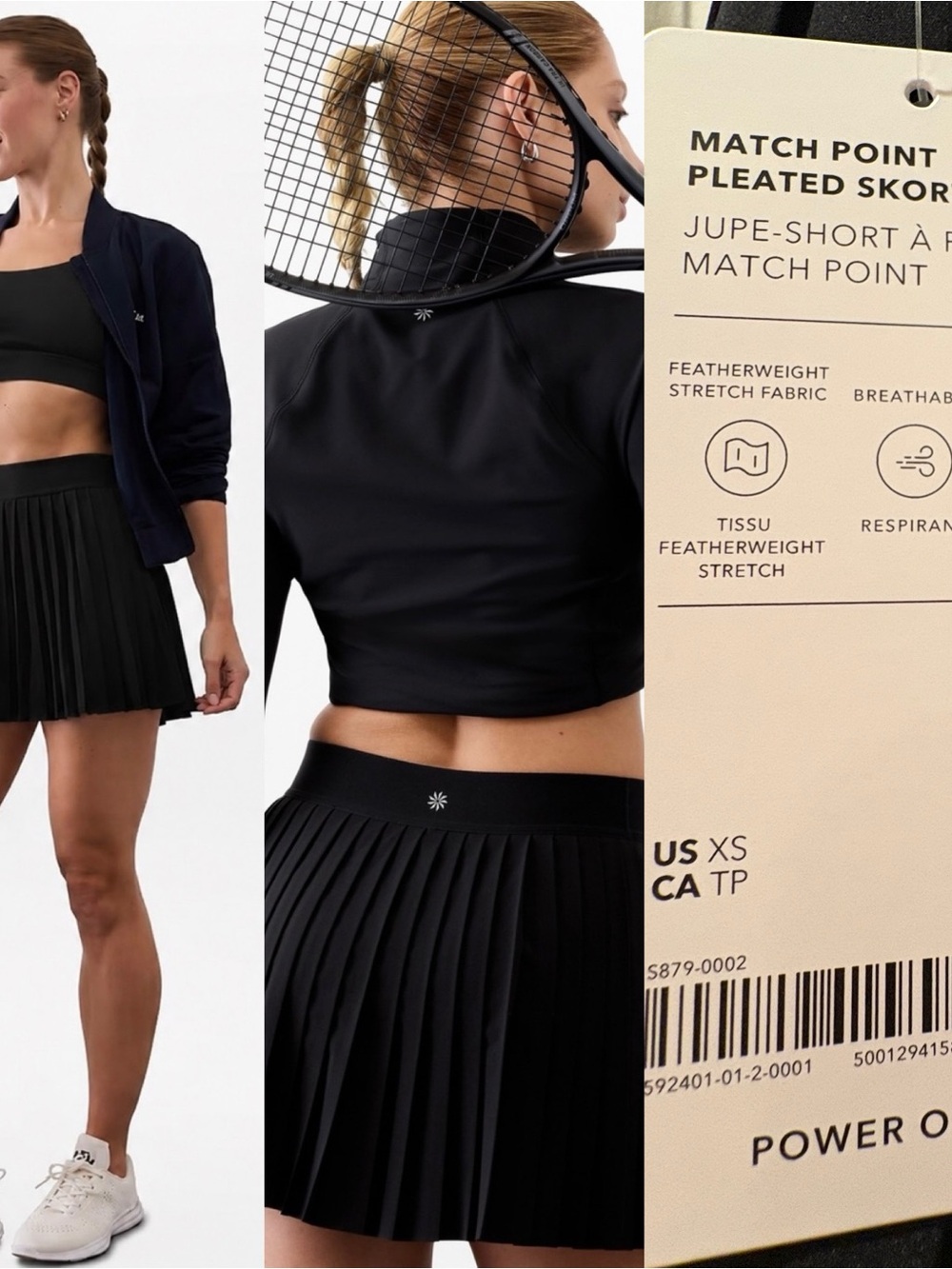 Match Point Pleated Skort